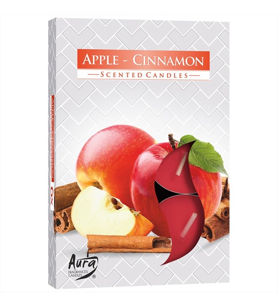 BISPOL Świeca podgrzewacz ''jabłko-cynamon'' (_/12/6)