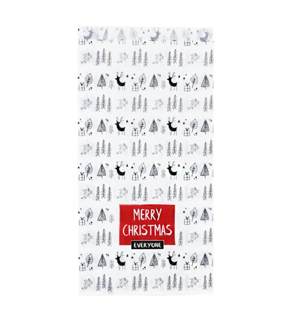 Merry Christmas torba pap. biała 150x65x290 WZÓR_1 (25szt)