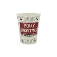 Merry Christmas kubek papierowy 250ml (100szt)
