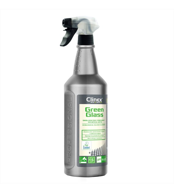 CLINEX GREEN GLASS Ekologiczny preparat do mycia szyb 1L (_/6/1)