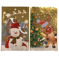 TOREBKI PP ŚWIĄTECZNE 26x40 + złote tło (100szt)