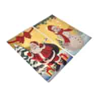 TOREBKI PP ŚWIĄTECZNE 20x35cm + złote tło (100szt)