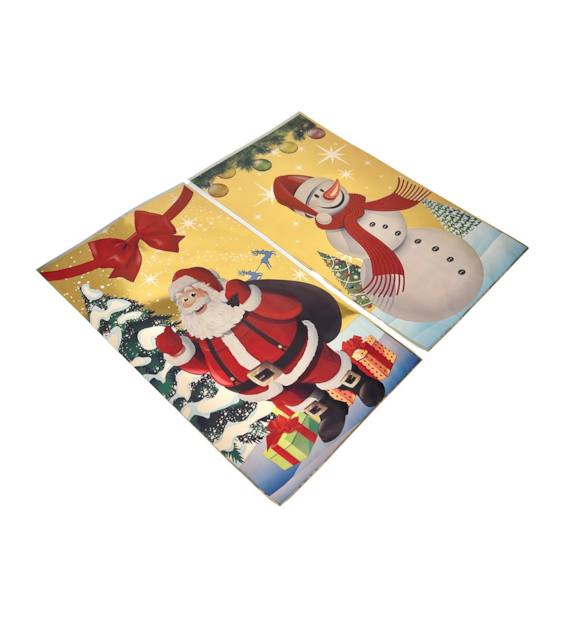 TOREBKI PP ŚWIĄTECZNE 20x35cm + złote tło (100szt)