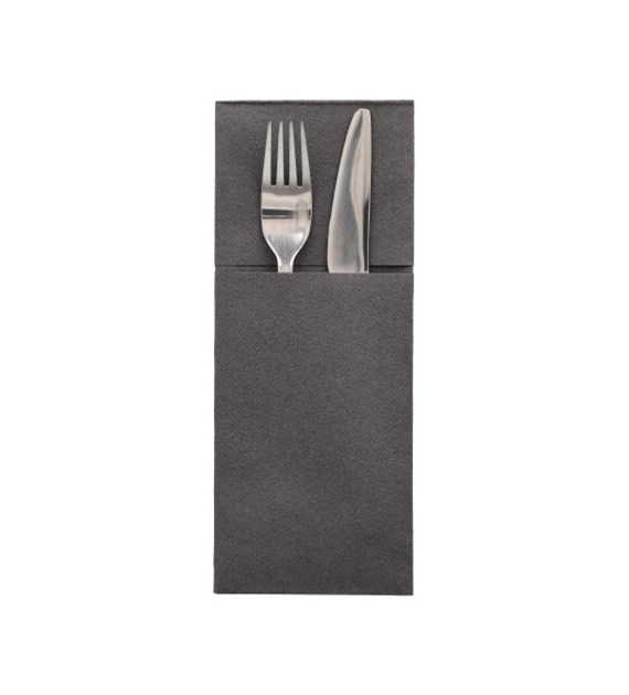 ETUI NA SZTUĆCE SERWETKA  AIRLAND 40X48 Antracyt (_/4/100)