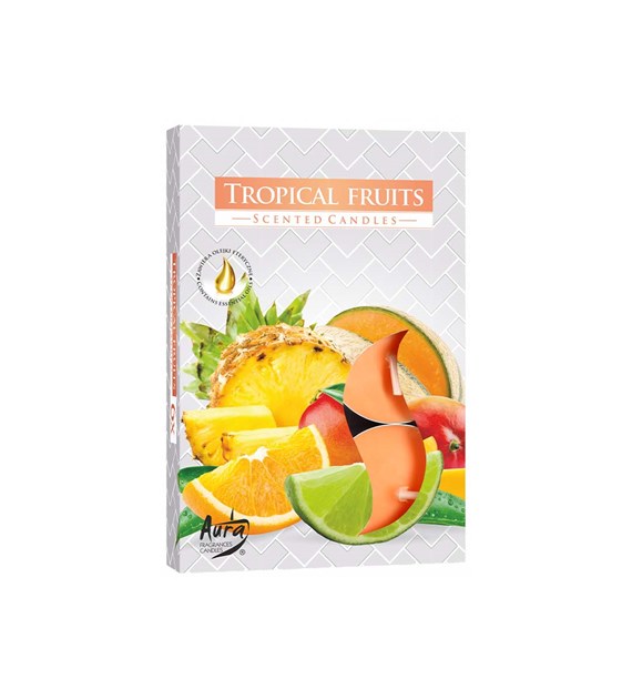 BISPOL Świeca podgrzewacz ''owoce tropikalne'' (_/12/6)