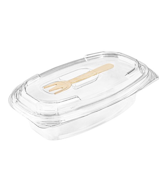 POJEMNIK OWALNY SL1725W 250ml Z WIDELCEM (0/1/400)