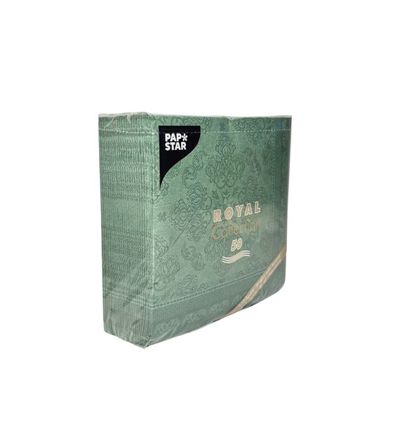 SERWETKA 40x40 RC ARABESQUE CIEMNA ZIELEŃ (250/5/50)