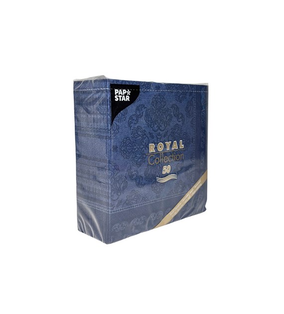 SERWETKA 40x40 RC ARABESQUE CIEMNY NIEBIESKI (250/5/50)