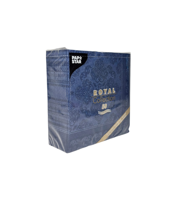 SERWETKA 40x40 RC ARABESQUE CIEMNY NIEBIESKI (250/5/50)