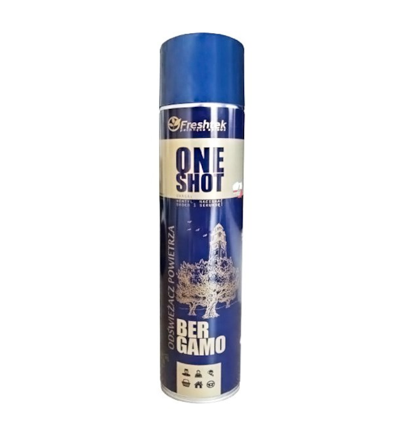 FRESHTEK ONE SHOT Odświeżacz powietrza BERGAMO Premium Line 600ml (_/12/1)