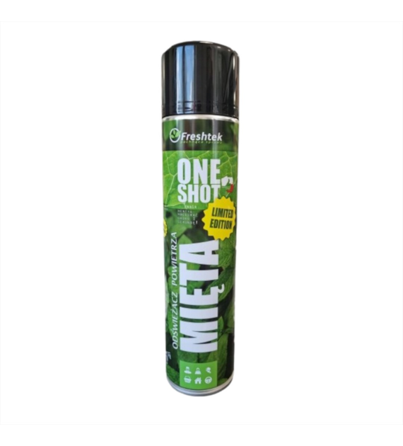 FRESHTEK ONE SHOT Odświeżacz powietrza MIĘTA 600ml (_/12/1)