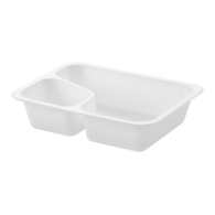 (REUSE) POJEMNIK DO ZGRZEWU DWUDZIELNY COLT B-227x178x50 BIAŁY LITE (32(40)/10/50)