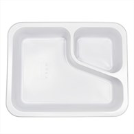 (REUSE) POJEMNIK DO ZGRZEWU DWUDZIELNY COLT B-227x178x50 BIAŁY LITE (32(40)/10/50)
