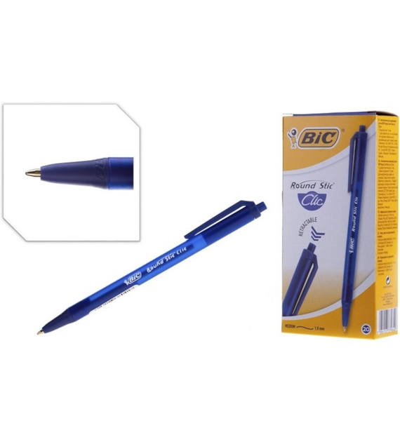 DŁUGOPIS BIC ROUND STIC CLIC (_/20/1)