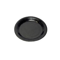 PP TALERZ PAPIEROWY 18cm CZARNE (6SZT)