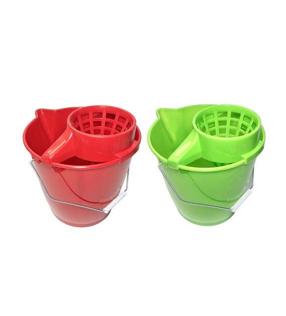 KONEX Wiadro okrągłe 12L + wyciskacz (24/9/1)