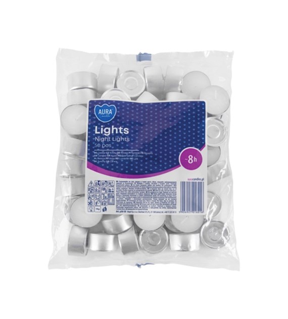 ŚWIECA PODGRZEWACZ teelights 8H (_/9/50)