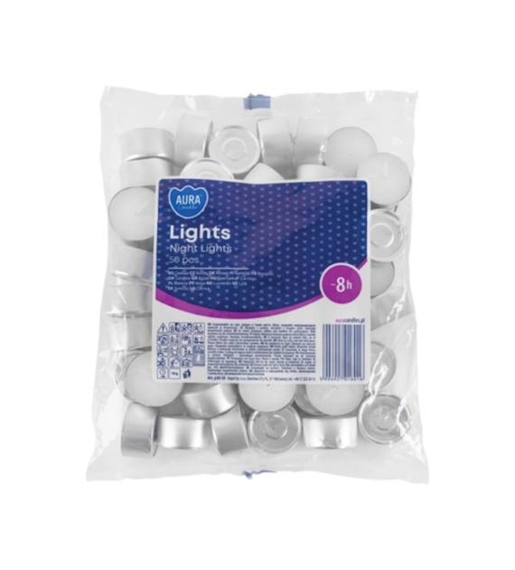 ŚWIECA PODGRZEWACZ teelights 8H (_/9/50)