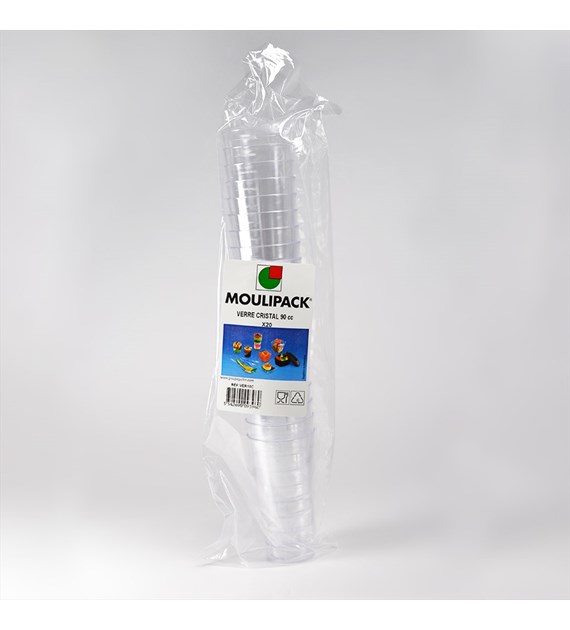 (REUSE) FINGERFOOD Pojemnik kieliszek 90ml (30/50/20)