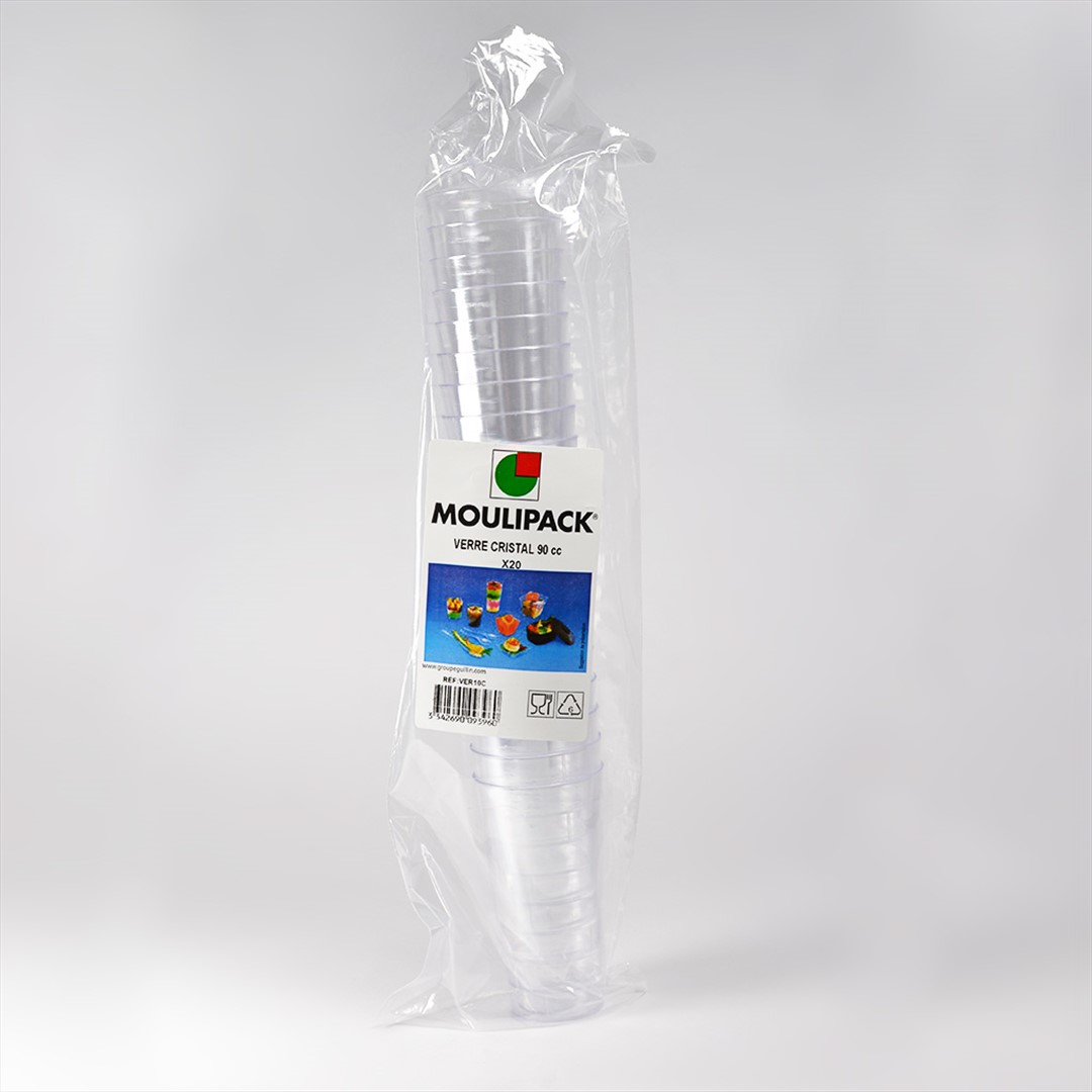 (REUSE) FINGERFOOD Pojemnik kieliszek 90ml (30/50/20)