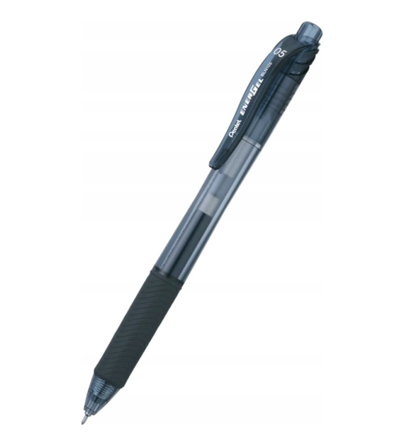 Cienkopis kulkowy PENTEL BLN105 czarny z płynnym tuszem żelowym 0.5mm