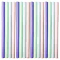 SŁOMKA BUBBLE TEA papierowa fi12mm, 20cm PALETA BARW (_/8/200)
