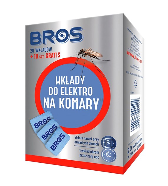 BROS wkłady do elektro na komary 20+10 (_/12/30)