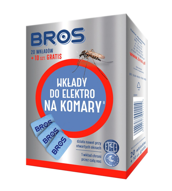 BROS wkłady do elektro na komary 20+10 (_/12/30)