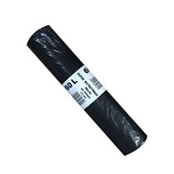 Worki na odpady 60L LDPE 40mic czarne IR (80/18/15)