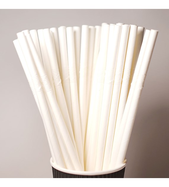 Enjoy&BeEco Słomka papierowa łamana biała 7mm 22cm (36/16/250)
