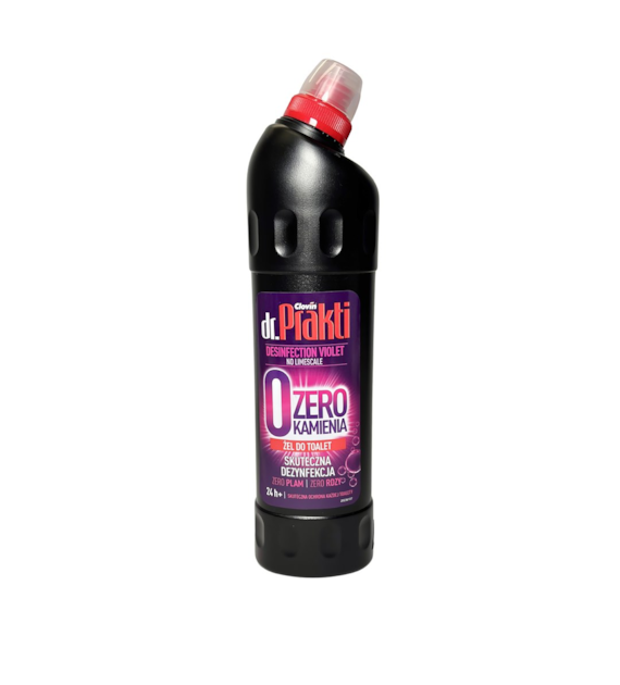 DR. PRAKTI Żel do toalet WC ZERO KAMIENIA VIOLET 750ml (_8/1)