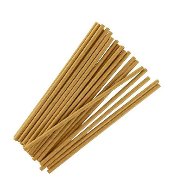 Słomka papierowa KRAFT 8mm 20cm (_/30/150)