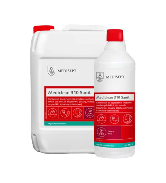 MEDISEPT Mediclean 310 Sanit do urządzeń sanitarnych WIŚNIA 5L (_1/1)