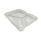 Pojemnik 9420C 227x178x50 560/340/250ml trójdzielny TRANSPARENTNY (16/8/40)