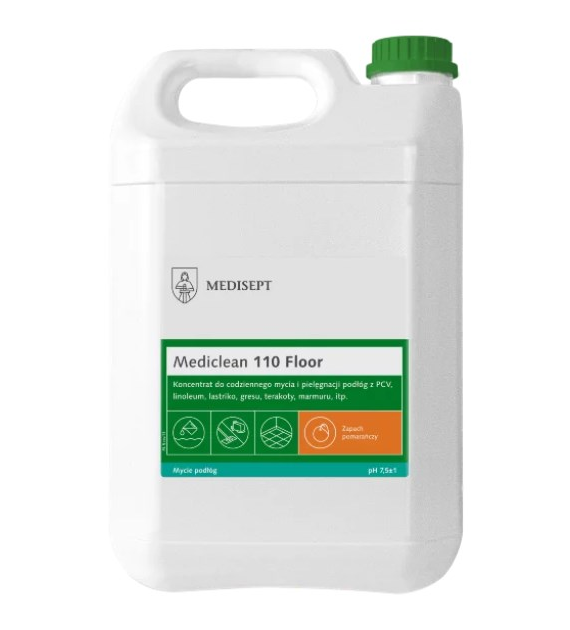 MEDISEPT Mediclean 110 Floor do mycia podłóg POMARAŃCZA 5L (_1/1)