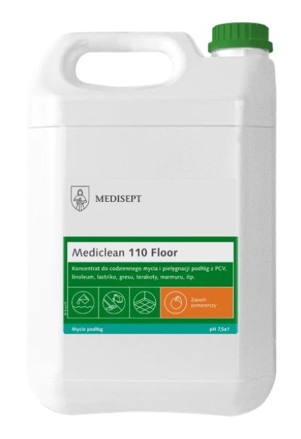 MEDISEPT Mediclean 110 Floor do mycia podłóg POMARAŃCZA 5L (_1/1)