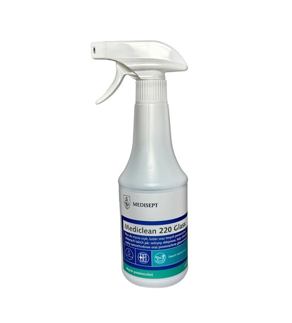 MEDISEPT Mediclean 220 Glass do mycia szyb 500ml (60/12/1)