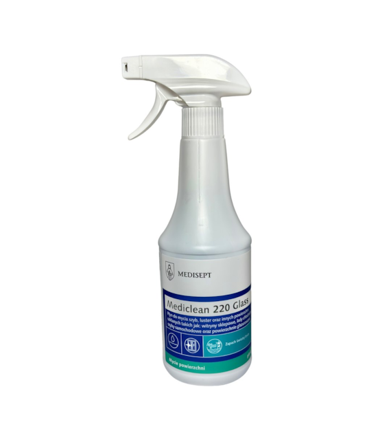 MEDISEPT Mediclean 220 Glass do mycia szyb 500ml (60/12/1)