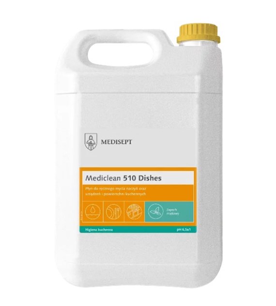 MEDISEPT Mediclean 510 Dishes do ręcznego mycia naczyń MIĘTA 5L (_1/1)