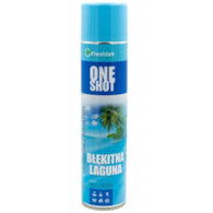 FRESHTEK ONE SHOT Odświeżacz powietrza Błękitna laguna 600ml (_/12/1)