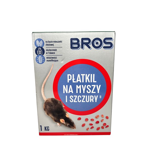 BROS Płatki na myszy i szczury 1kg (_/6/1)