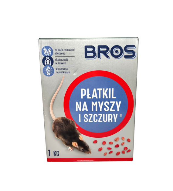 BROS Płatki na myszy i szczury 1kg (_/6/1)