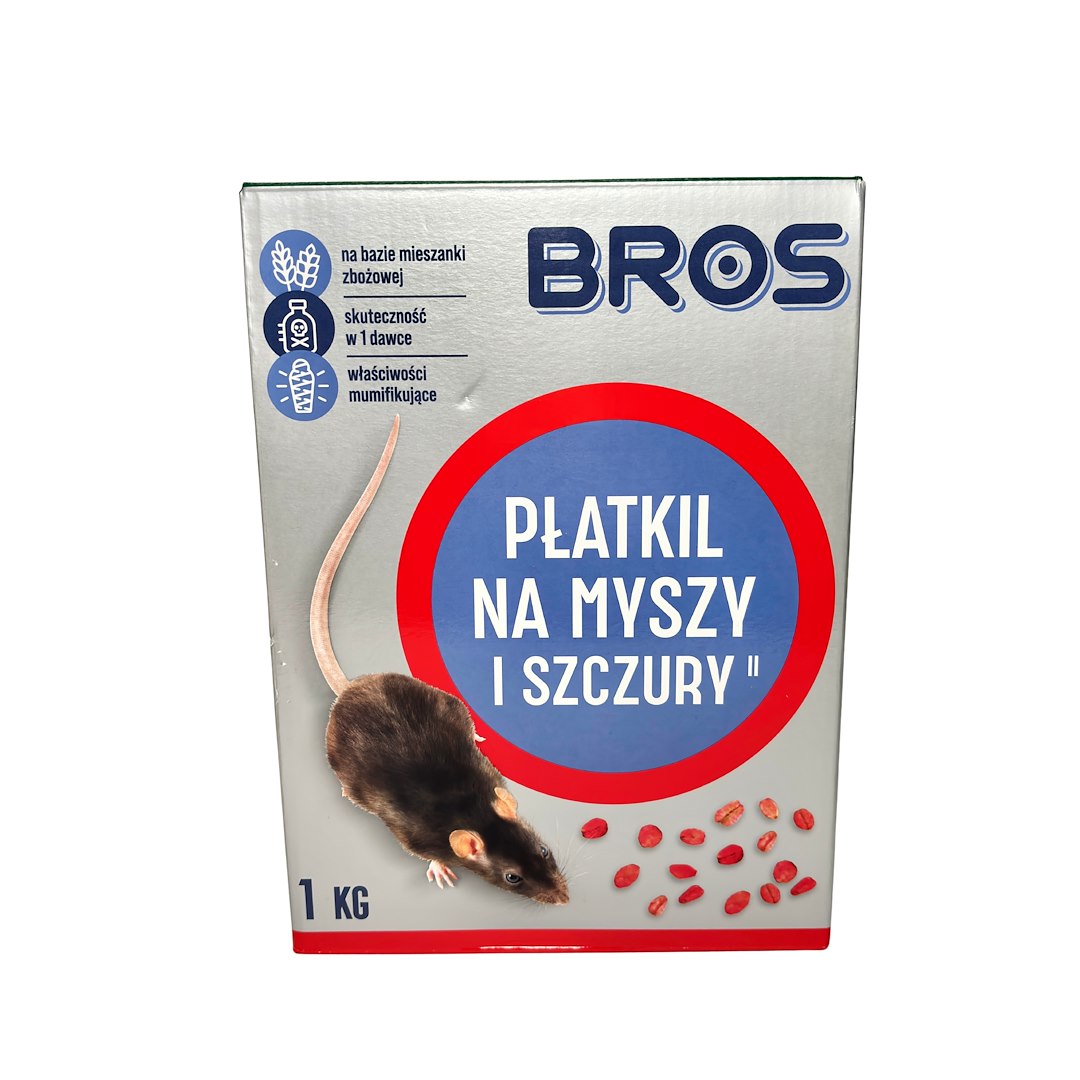 BROS Płatki na myszy i szczury 1kg (_/6/1)