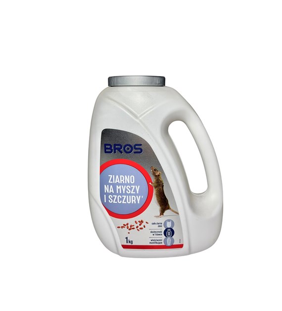 BROS Ziarno na myszy i szczury 1kg (_/6/1)