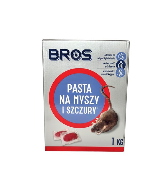 BROS Pasta na myszy i szczury 1kg (_/4/1)