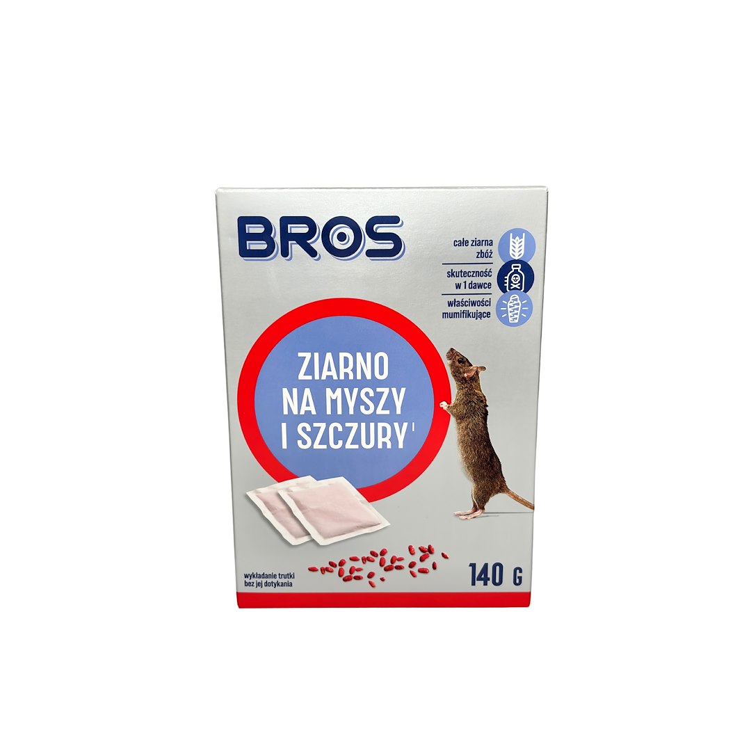 BROS ziarno na myszy i szczury 140g (_/12/1)