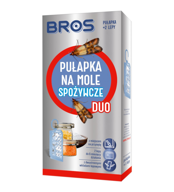 BROS Pułapka na mole spożywcze DUO + 2 wkłady (_/12/1)