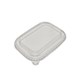 Przykrywka rPET do prostokątnego pojemnika papierowego 172x120 (42/6/50)
