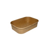 Pojemnik papierowy prostokątny KRAFT 172x120 1000ml (30/6/50)