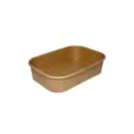 Pojemnik papierowy prostokątny KRAFT 172x120 1000ml (30/6/50)